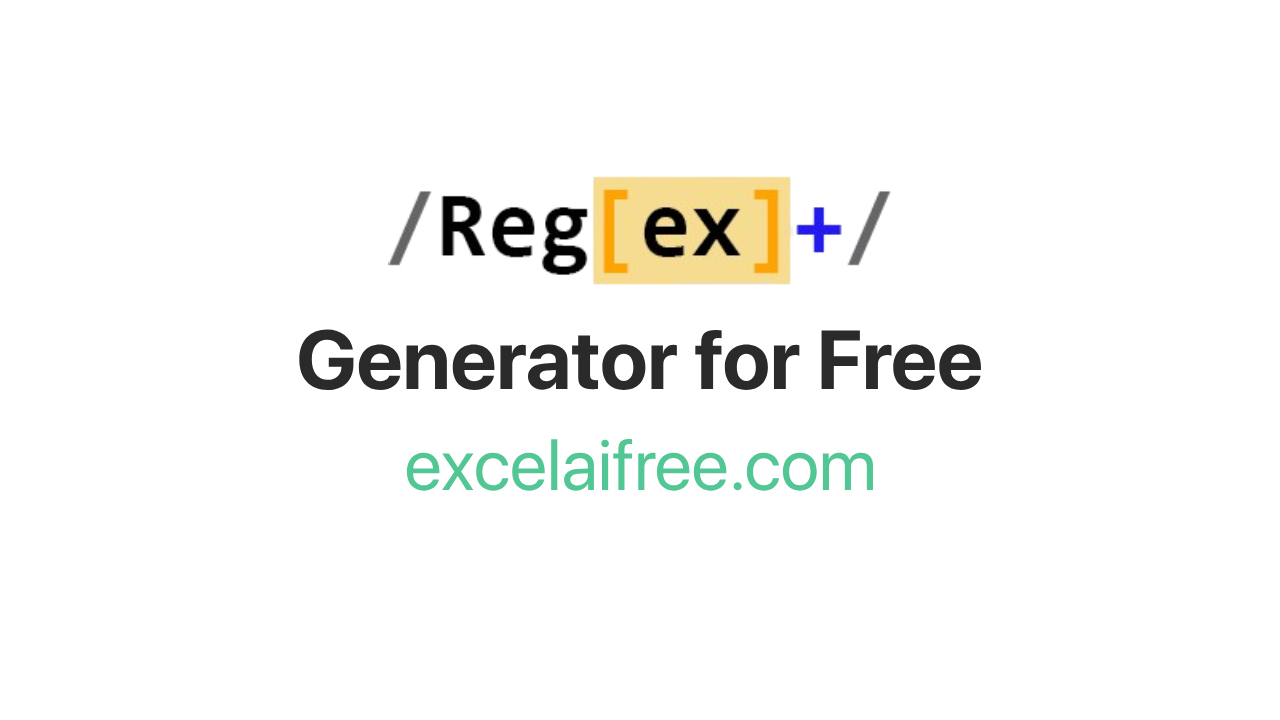 Regex Generator for Free